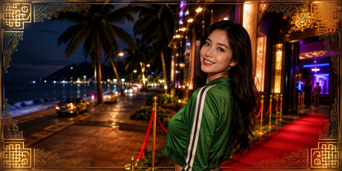 Người dùng truy cập mục giải thưởng và casino trực tuyến tại bãi biển Mũi Né trên điện thoại