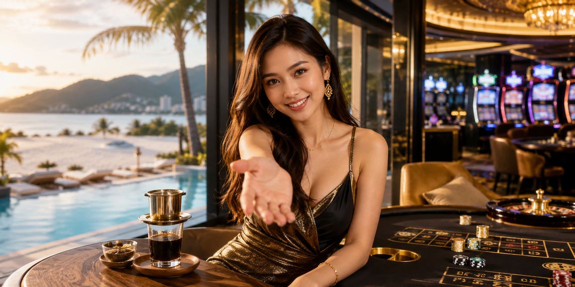 Người dùng xem kèo cá cược thể thao bên ly cà phê tại Nha Trang Việt Nam